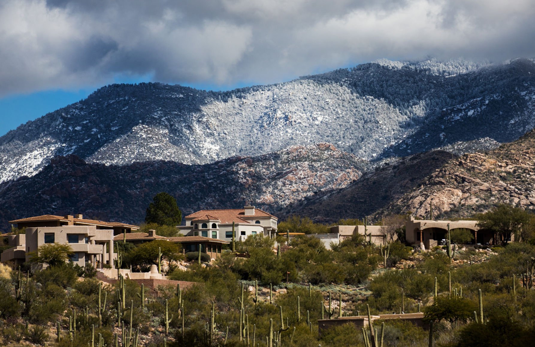Snow around Tucson
